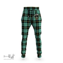 Scottish Wallace Hunting Ancient Clan Family Crest Tartan Joggers Pants