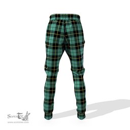 Scottish Wallace Hunting Ancient Clan Family Crest Tartan Joggers Pants