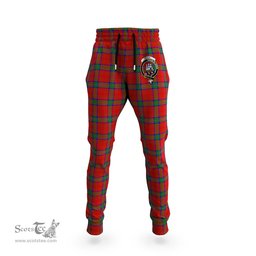 Scottish Wood Dress Clan Family Crest Tartan Joggers Pants
