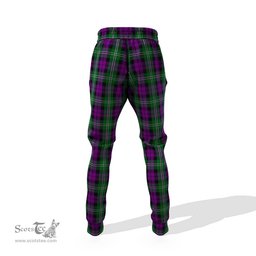 Scottish Wilson Clan Family Crest Tartan Joggers Pants