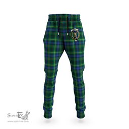 Scottish Stewart Hunting Modern Clan Family Crest Tartan Joggers Pants