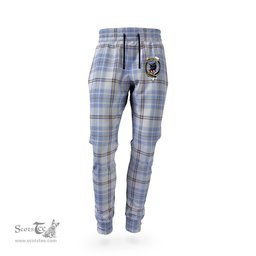Scottish Tweedie Clan Family Crest Tartan Joggers Pants