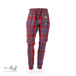 Scottish Spens Clan Family Crest Tartan Joggers Pants
