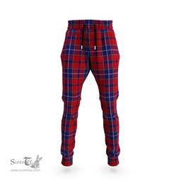 Scottish Wishart Dress Clan Tartan Joggers Pants