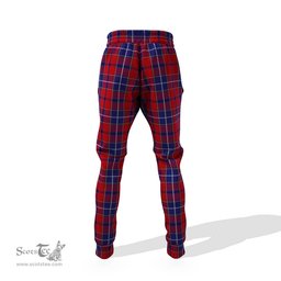 Scottish Wishart Dress Clan Tartan Joggers Pants
