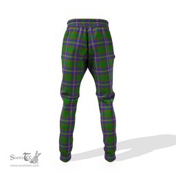 Scottish Strange of Balkaskie Clan Family Crest Tartan Joggers Pants