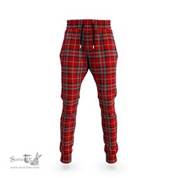 Scottish Stuart of Bute Clan Tartan Joggers Pants