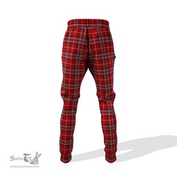 Scottish Stuart of Bute Clan Tartan Joggers Pants