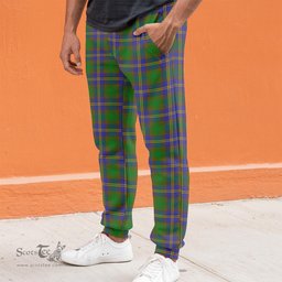 Scottish Strange of Balkaskie Clan Tartan Joggers Pants