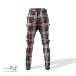 Scottish Stewart Dress Clan Tartan Joggers Pants