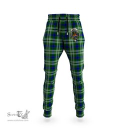 Scottish Mow Clan Family Crest Tartan Joggers Pants