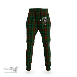Scottish Tennant Clan Family Crest Tartan Joggers Pants