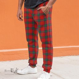 Scottish Wood Dress Clan Tartan Joggers Pants