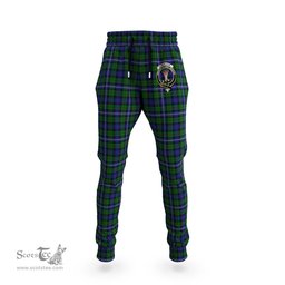 Scottish Robertson Hunting Clan Family Crest Tartan Joggers Pants