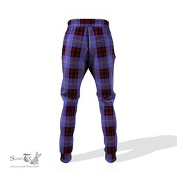 Scottish Rutherford Clan Family Crest Tartan Joggers Pants