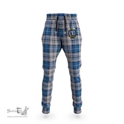 Scottish Napier Modern Clan Family Crest Tartan Joggers Pants