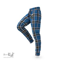 Scottish Thomson Dress Blue Clan Family Crest Tartan Joggers Pants