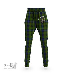 Scottish Stewart Hunting Clan Family Crest Tartan Joggers Pants