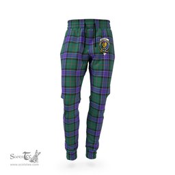 Scottish Sinclair Hunting Modern Clan Family Crest Tartan Joggers Pants