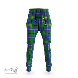 Scottish Turnbull Hunting Clan Family Crest Tartan Joggers Pants