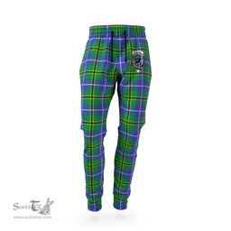 Scottish Turnbull Hunting Clan Family Crest Tartan Joggers Pants