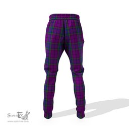 Scottish Wardlaw Clan Family Crest Tartan Joggers Pants