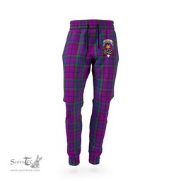 Scottish Wardlaw Clan Family Crest Tartan Joggers Pants