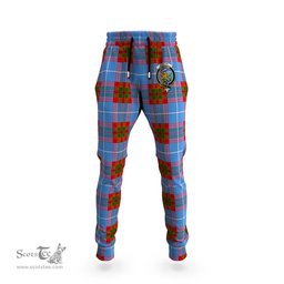 Scottish Newton Clan Family Crest Tartan Joggers Pants