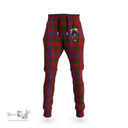 Scottish Ross Clan Family Crest Tartan Joggers Pants