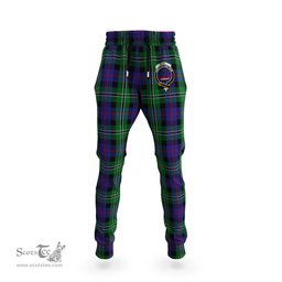 Scottish Rose Hunting Clan Family Crest Tartan Joggers Pants