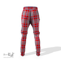 Scottish Moubray Clan Family Crest Tartan Joggers Pants