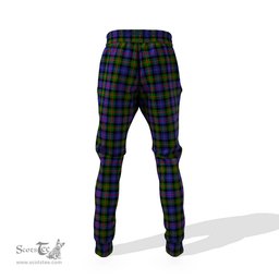 Scottish Murray of Atholl Modern Clan Family Crest Tartan Joggers Pants