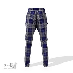 Scottish Napier Clan Family Crest Tartan Joggers Pants