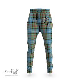 Scottish Paisley Clan Family Crest Tartan Joggers Pants