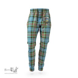 Scottish Paisley Clan Family Crest Tartan Joggers Pants