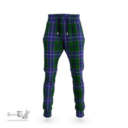 Scottish Wishart Hunting Clan Tartan Joggers Pants