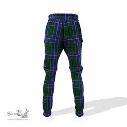Scottish Wishart Hunting Clan Tartan Joggers Pants