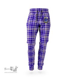 Scottish Ochterlony Clan Family Crest Tartan Joggers Pants