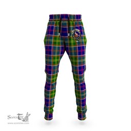 Scottish Whitefoord Modern Clan Family Crest Tartan Joggers Pants