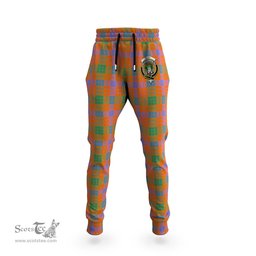 Scottish Ross Ancient Clan Family Crest Tartan Joggers Pants