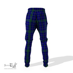 Scottish Weir Clan Family Crest Tartan Joggers Pants