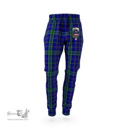 Scottish Weir Clan Family Crest Tartan Joggers Pants