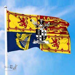 ScotsTee Shop Scottish Shives Clan Family Crest Royal Standard of the United Kingdom for use in Scotland Flag