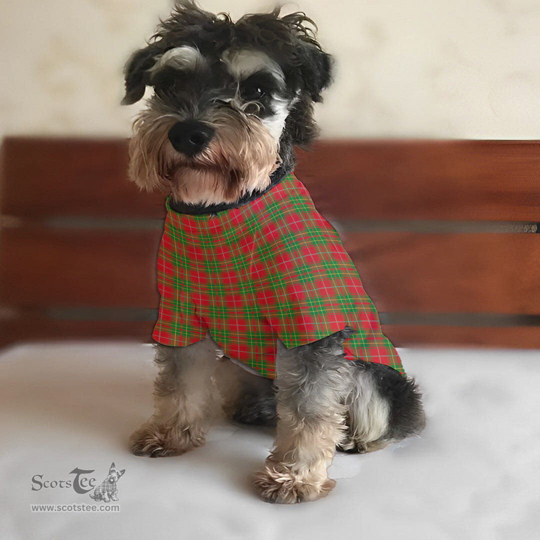 ScotsTee Shop Scottish Burnett Ancient Clan Tartan Dogs Tank Tops/ Dogs Pullover Hoodie/ Dogs Hawaiian Shirt/ Dog Pajama