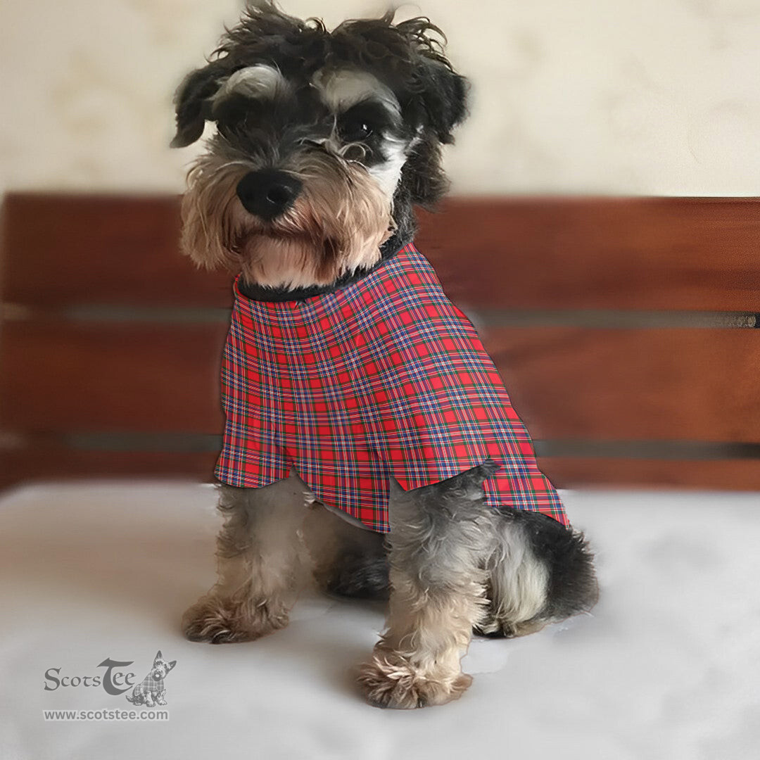 ScotsTee Shop Scottish MacFarlane Modern Clan Tartan Dogs Tank Tops/ Dogs Pullover Hoodie/ Dogs Hawaiian Shirt/ Dog Pajama