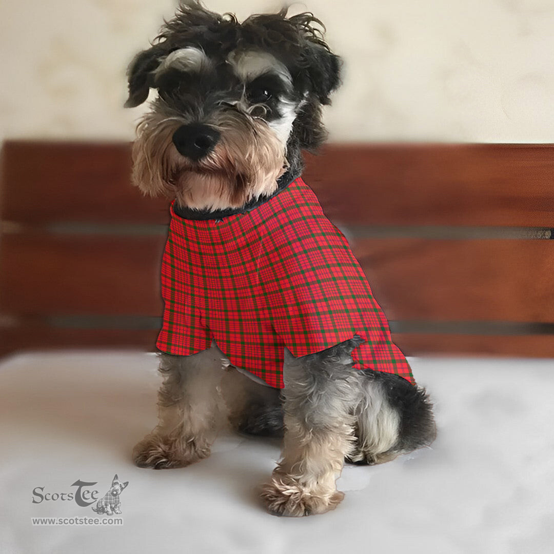 ScotsTee Shop Scottish MacDonnell of Keppoch Modern Clan Tartan Dogs Tank Tops/ Dogs Pullover Hoodie/ Dogs Hawaiian Shirt/ Dog Pajama