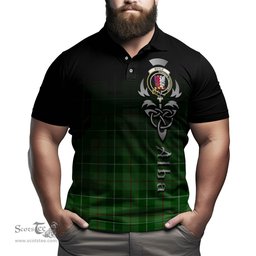ScotsTee Shop Scottish Boyle Clan Crest Tartan Polo Shirt Featuring Alba Gu Brath Scotland Forever and Ever Celtic Cross