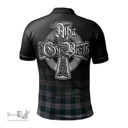 ScotsTee Shop Scottish Lindsay Dress Clan Crest Tartan Polo Shirt Featuring Alba Gu Brath Scotland Forever and Ever Celtic Cross
