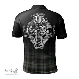 ScotsTee Shop Scottish Taylor Dress Clan Crest Tartan Polo Shirt Featuring Alba Gu Brath Scotland Forever and Ever Celtic Cross