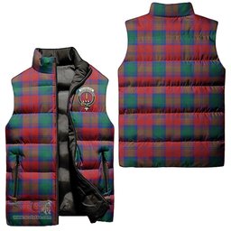 Scottish Auchinleck Clan Tartan Puffer Vest, Family Crest Plaid Sleeveless Down Jacket Scottish Plaid Tartan Plaid - ScotsTee - scotstee.com